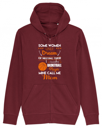 BASKETBALL MOM Burgundy