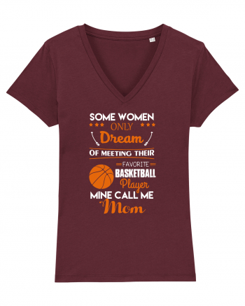 BASKETBALL MOM Burgundy