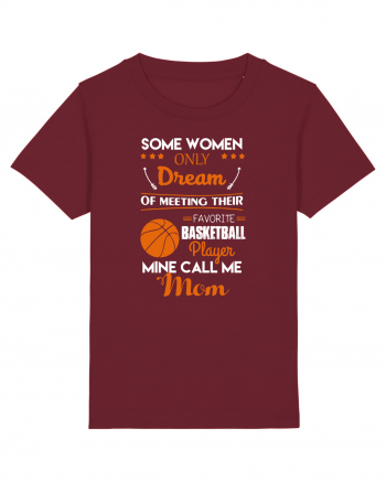 BASKETBALL MOM Burgundy