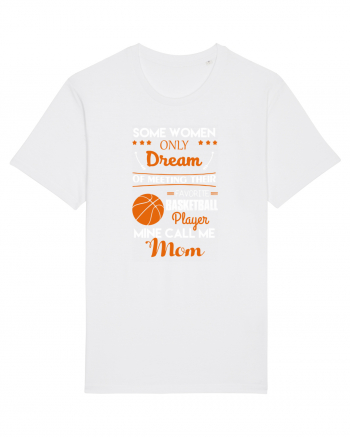 BASKETBALL MOM White