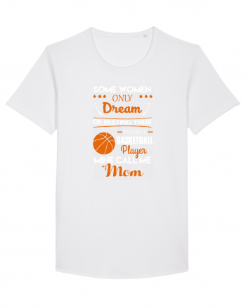 BASKETBALL MOM White