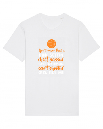 BASKETBALL GIRL White