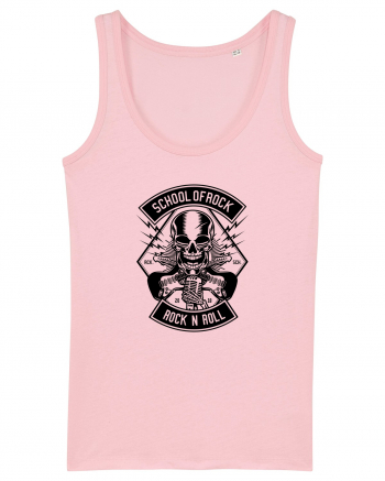 School of Rock Skull Black Cotton Pink