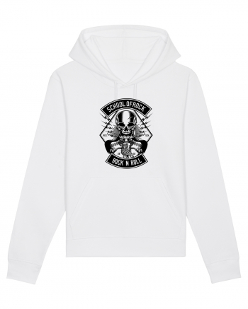 School of Rock Skull Black White