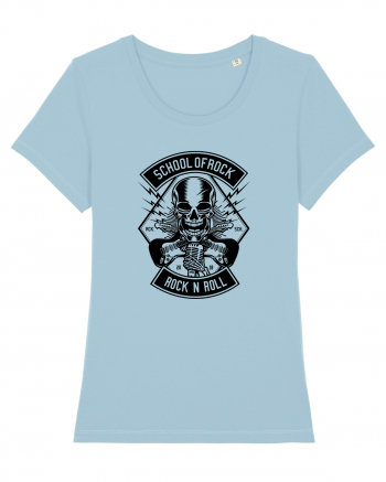 School of Rock Skull Black Sky Blue