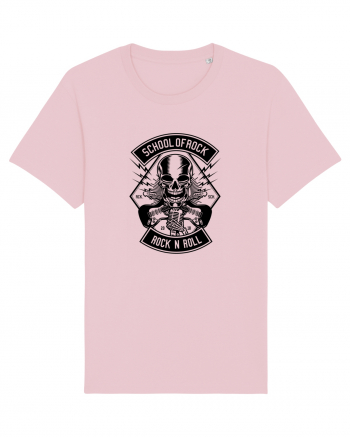 School of Rock Skull Black Cotton Pink