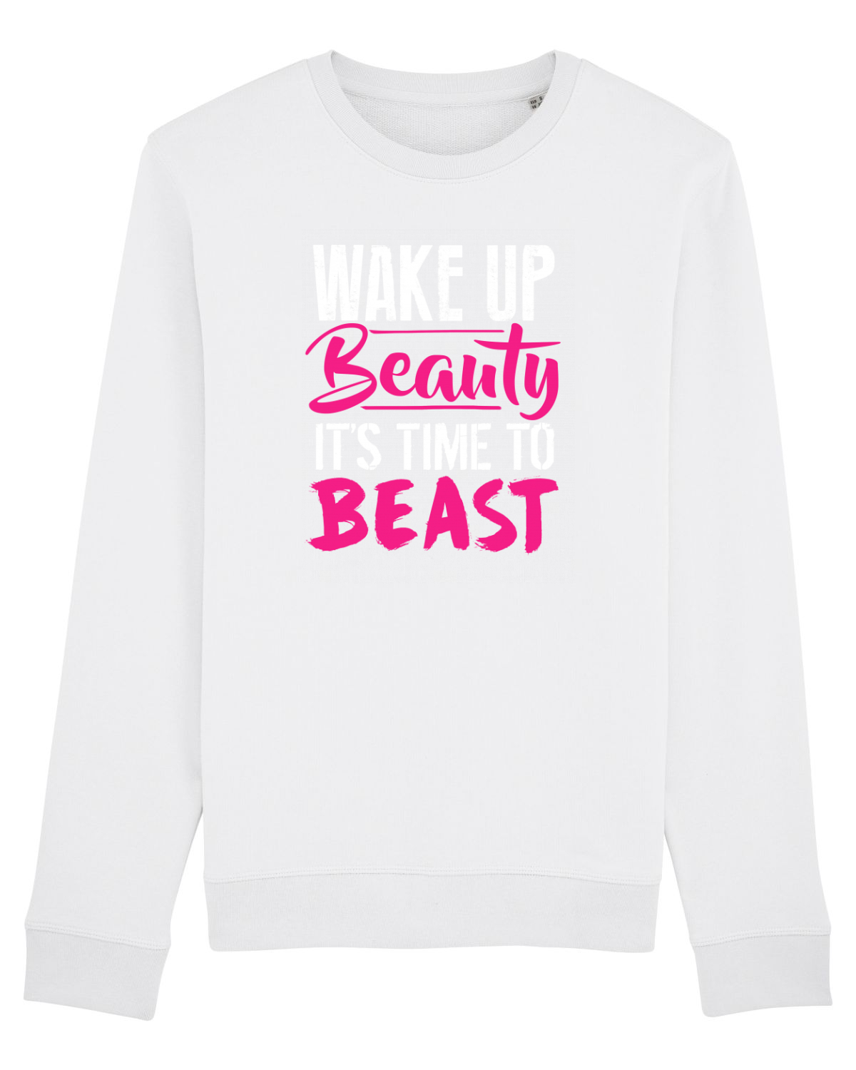 Bluză mânecă lungă Unisex Rise White