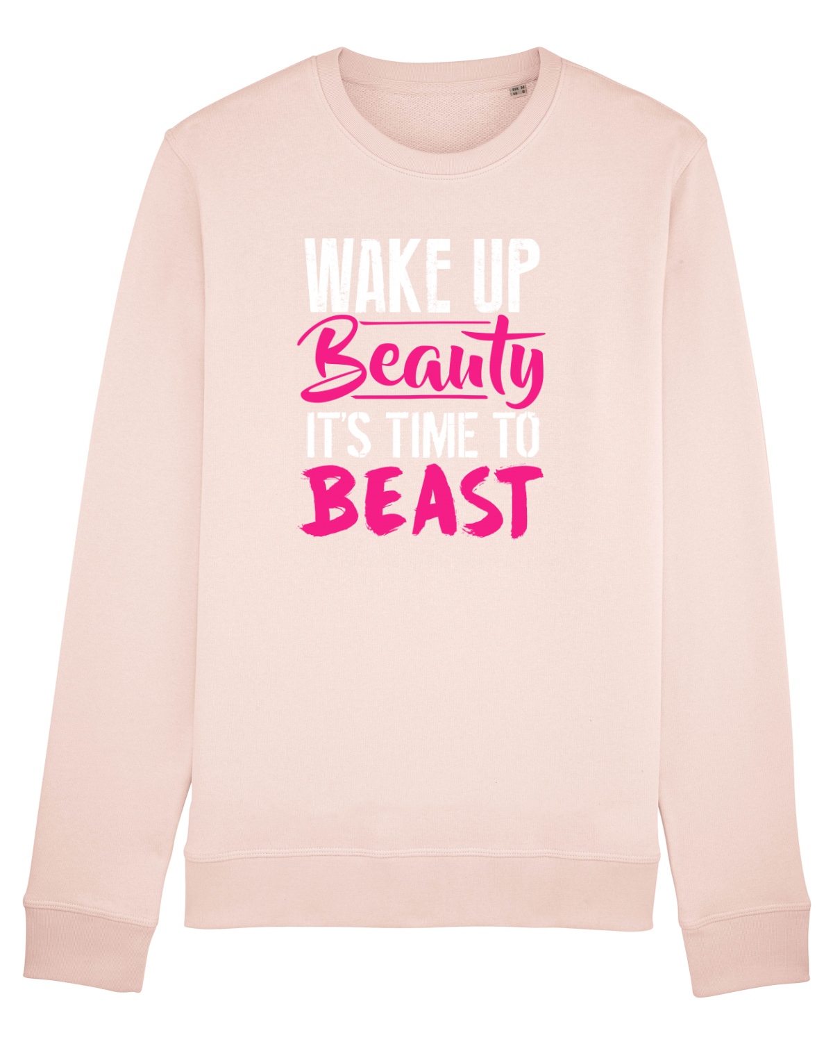 Bluză mânecă lungă Unisex Rise Candy Pink
