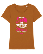 FITNESS Tricou mânecă scurtă guler larg fitted Damă Expresser