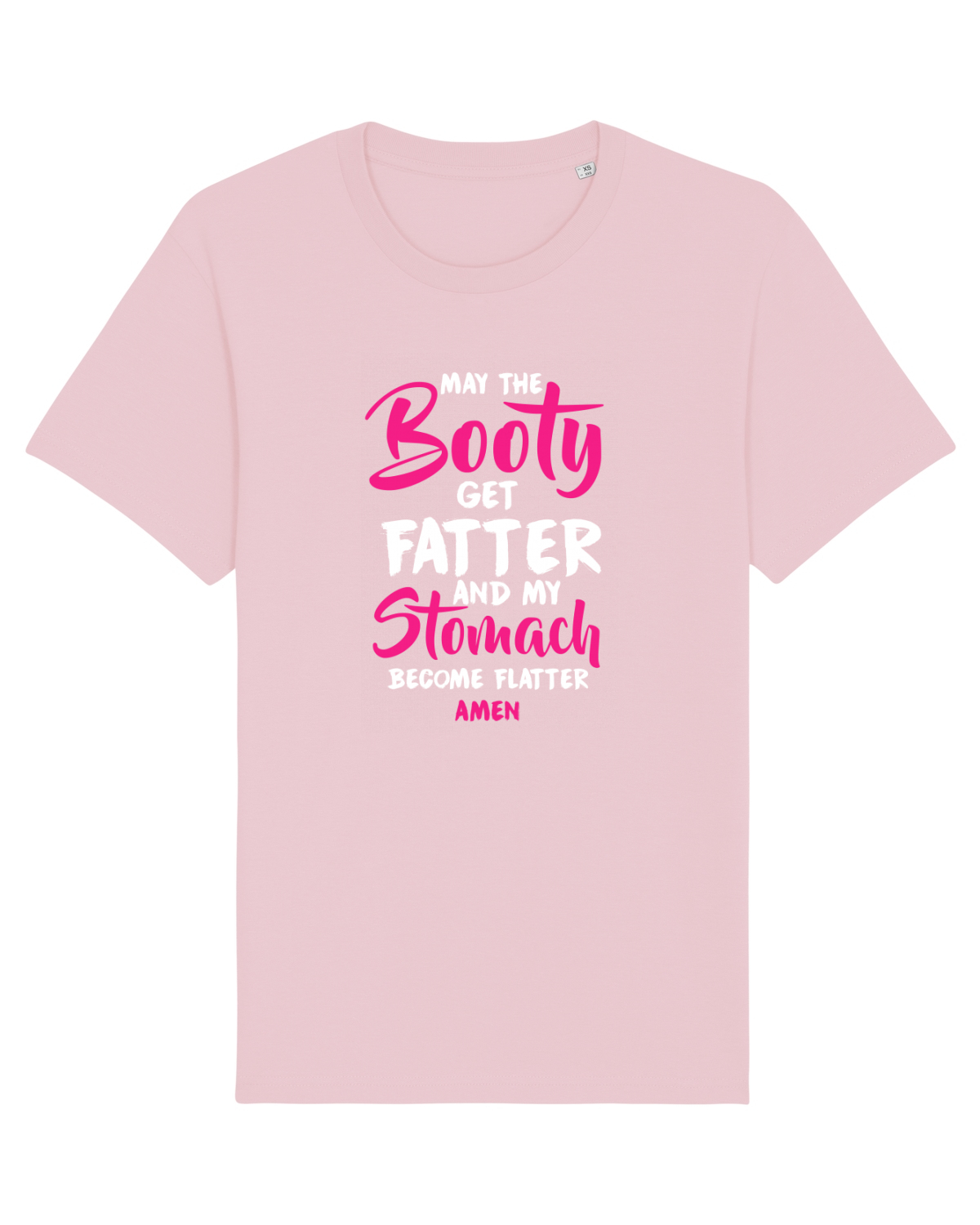Tricou mânecă scurtă Unisex Rocker Cotton Pink