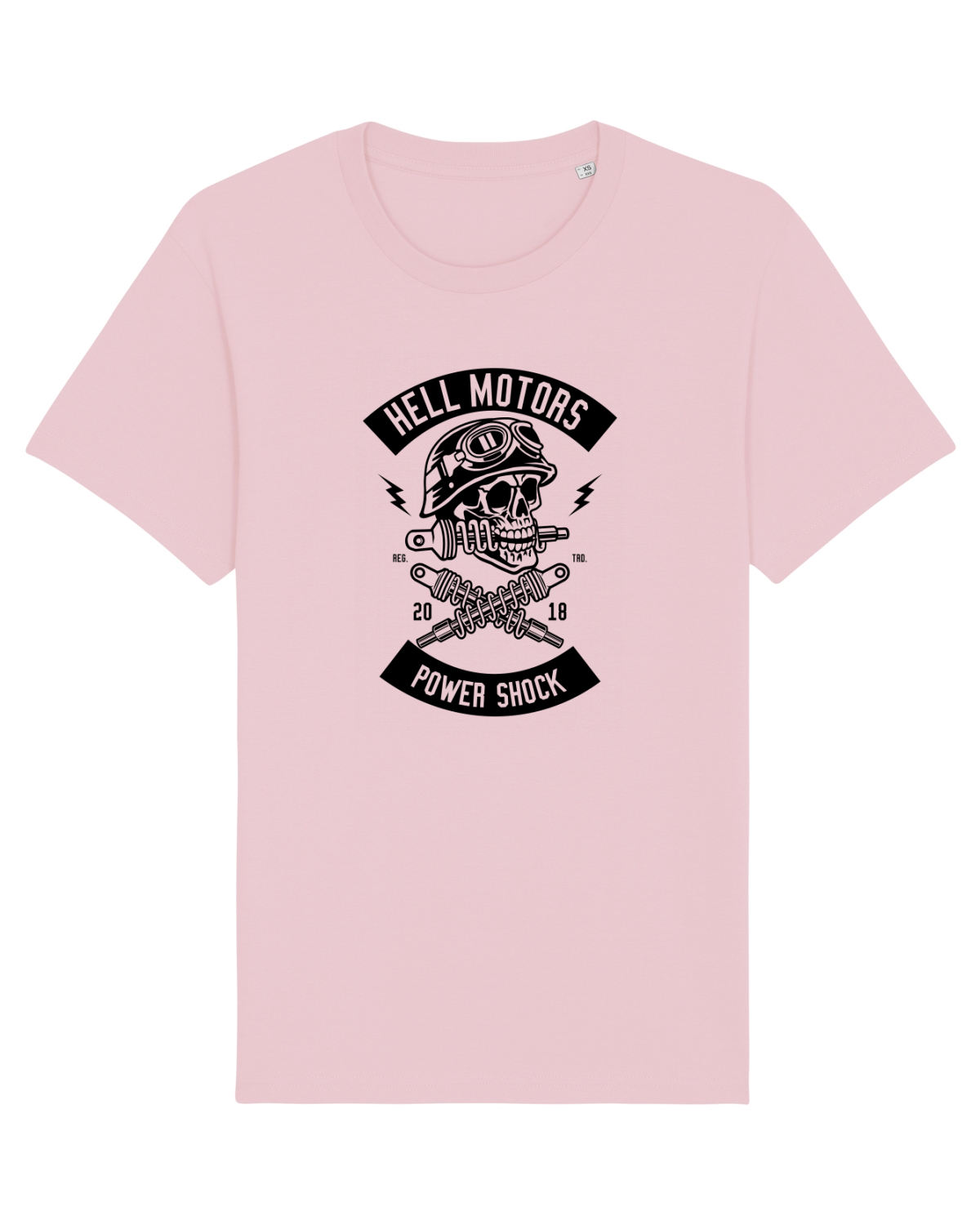 Tricou mânecă scurtă Unisex Rocker Cotton Pink