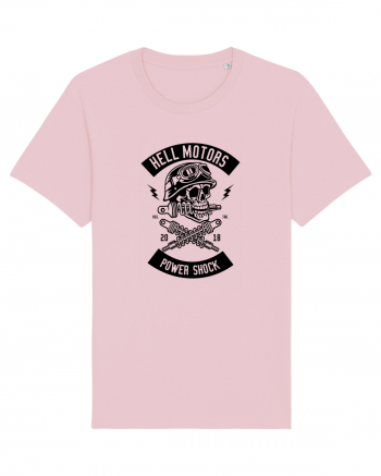 Hell Motors Skull Black Cotton Pink