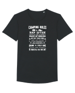 CAMPING Tricou mânecă scurtă guler larg Bărbat Skater