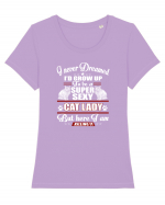 CAT Tricou mânecă scurtă guler larg fitted Damă Expresser