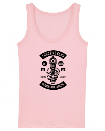 Pistol Shooting Black Cotton Pink