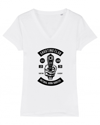 Pistol Shooting Black White