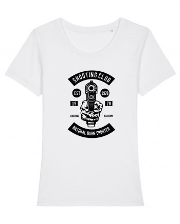 Pistol Shooting Black White