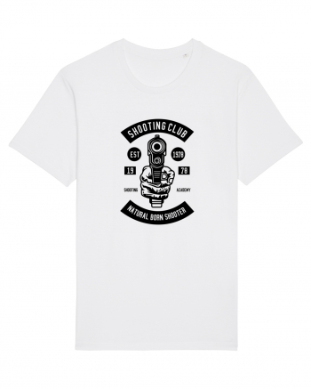 Pistol Shooting Black White