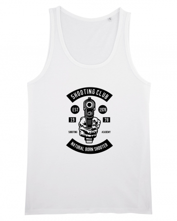 Pistol Shooting Black White