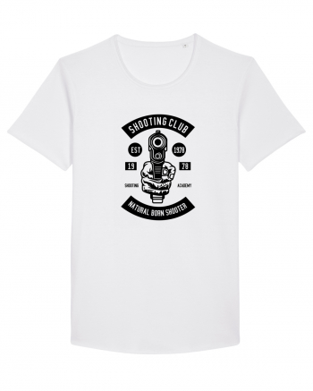 Pistol Shooting Black White