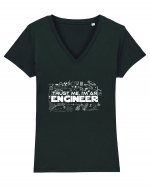 ENGINEER Tricou mânecă scurtă guler V Damă Evoker