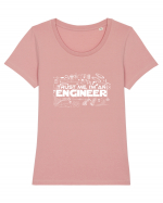 ENGINEER Tricou mânecă scurtă guler larg fitted Damă Expresser