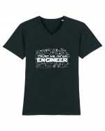 ENGINEER Tricou mânecă scurtă guler V Bărbat Presenter