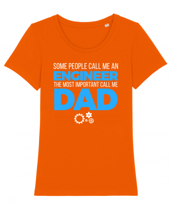 ENGINEER DAD Bright Orange