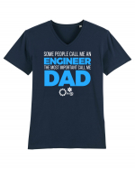 ENGINEER DAD Tricou mânecă scurtă guler V Bărbat Presenter