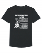 FIREFIGHTER Tricou mânecă scurtă guler larg Bărbat Skater