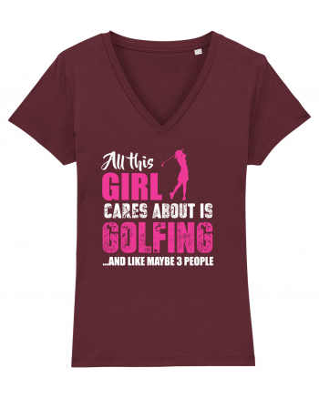 GOLFING Burgundy