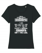 BIKER GRANDPA Tricou mânecă scurtă guler larg fitted Damă Expresser