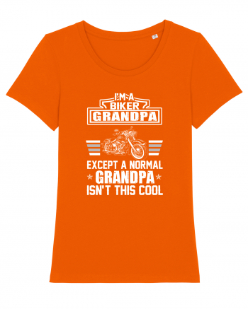 BIKER GRANDPA Bright Orange