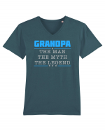 Grandpa Tricou mânecă scurtă guler V Bărbat Presenter