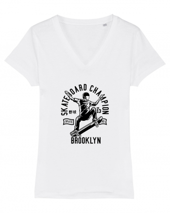 Skateboard Champion Black White