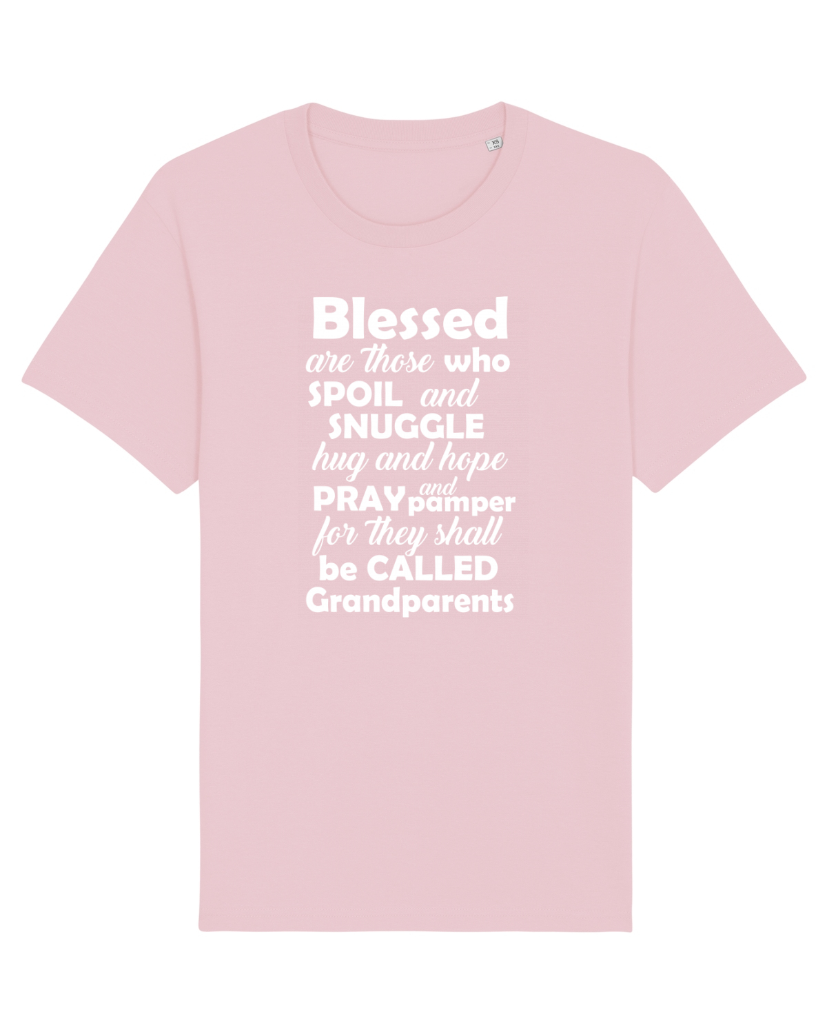 Tricou mânecă scurtă Unisex Rocker Cotton Pink