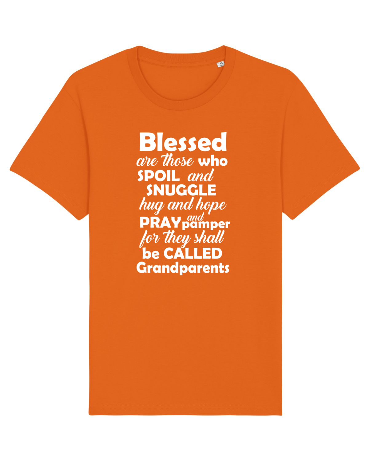 Tricou mânecă scurtă Unisex Rocker Bright Orange