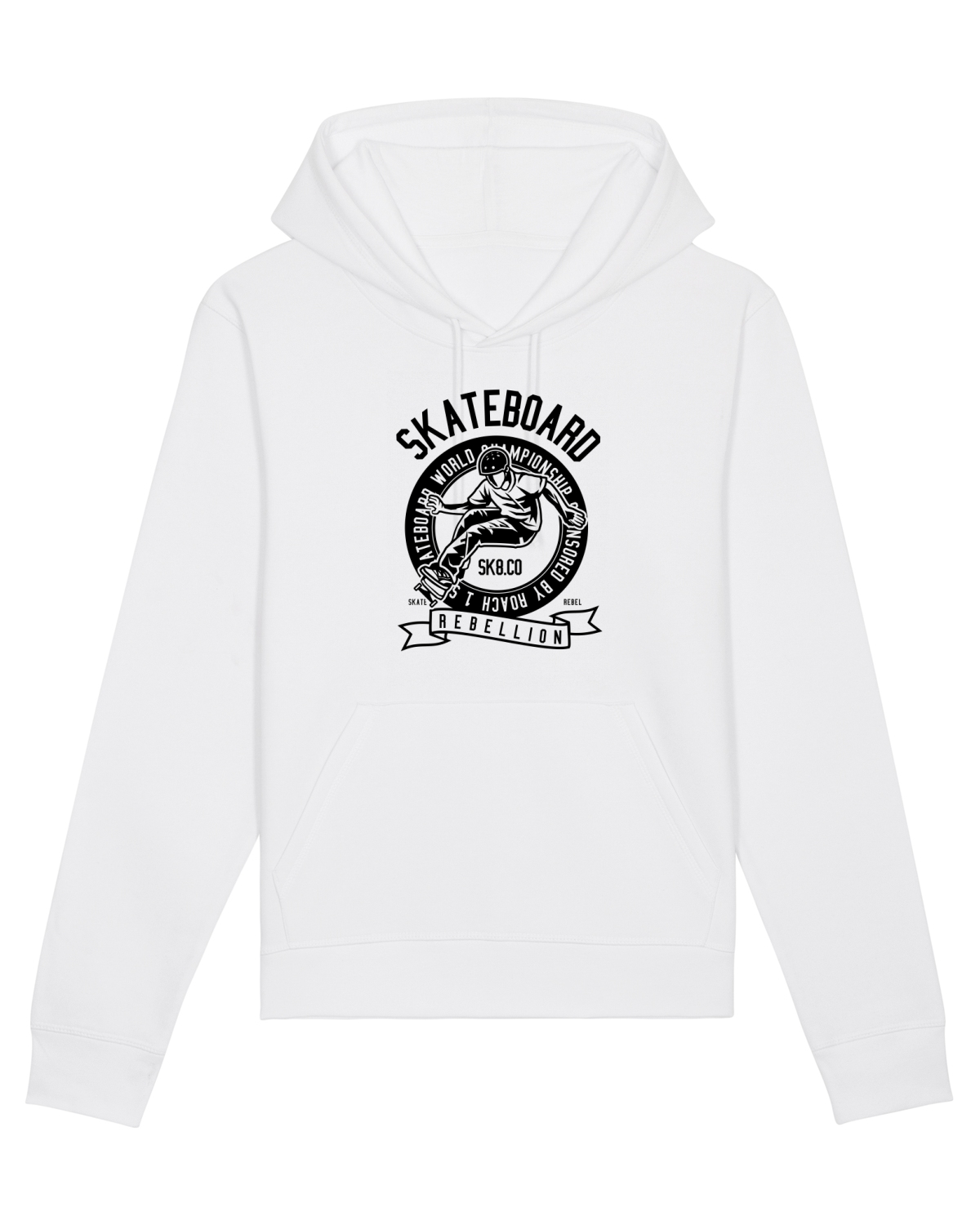 Hanorac Unisex Drummer White
