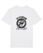 Skateboard Rebellion Black Tricou mânecă scurtă Unisex Rocker