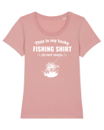 FISHING SHIRT Tricou mânecă scurtă guler larg fitted Damă Expresser
