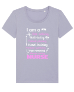 NURSE Tricou mânecă scurtă guler larg fitted Damă Expresser