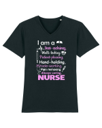 NURSE Tricou mânecă scurtă guler V Bărbat Presenter