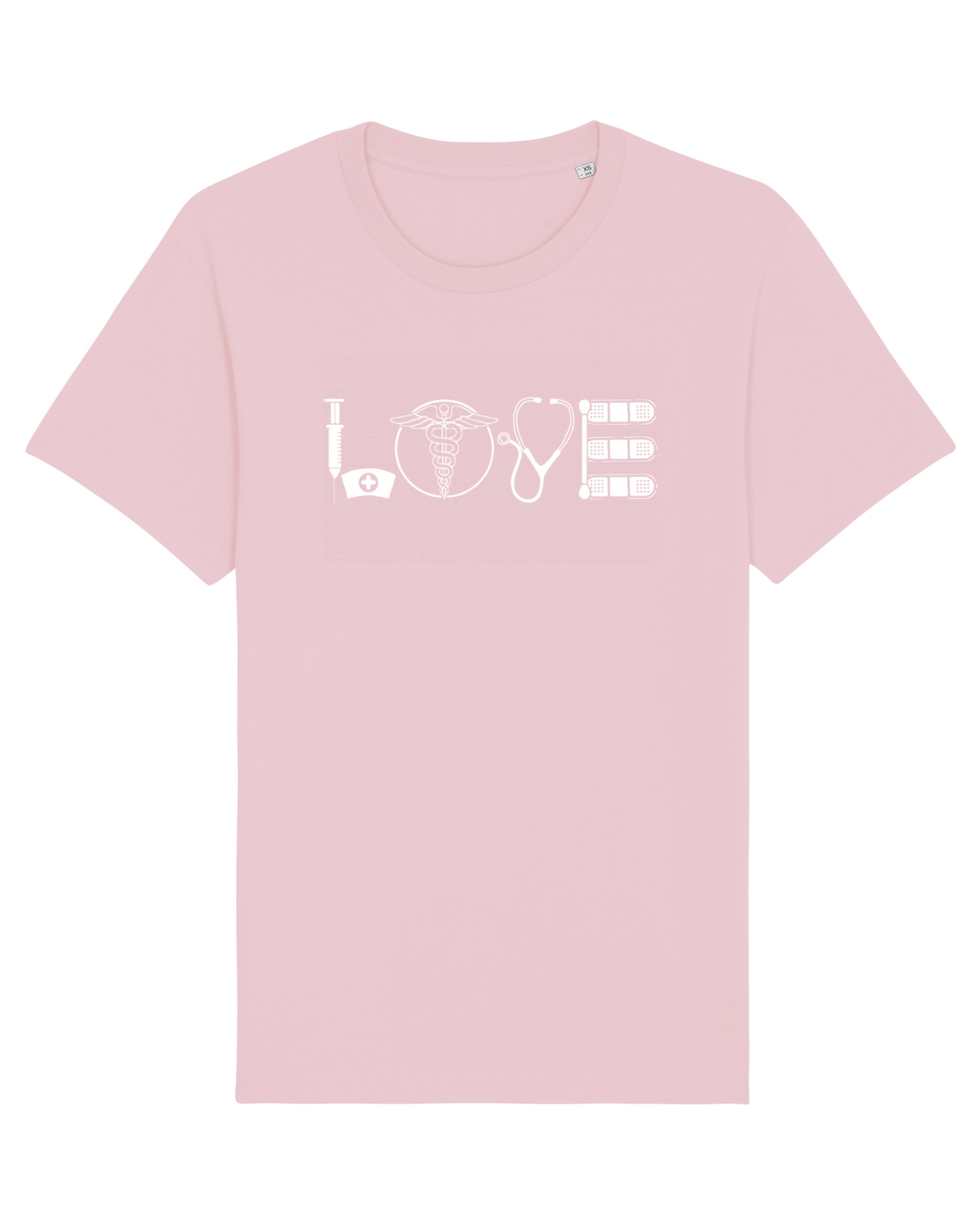 Tricou mânecă scurtă Unisex Rocker Cotton Pink