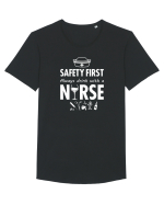 NURSE Tricou mânecă scurtă guler larg Bărbat Skater