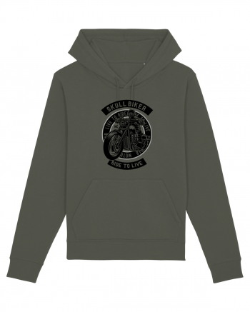 Skull Biker Black Khaki