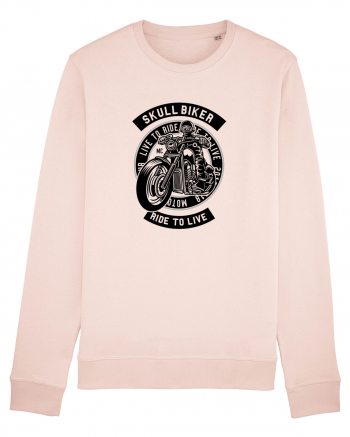 Skull Biker Black Candy Pink