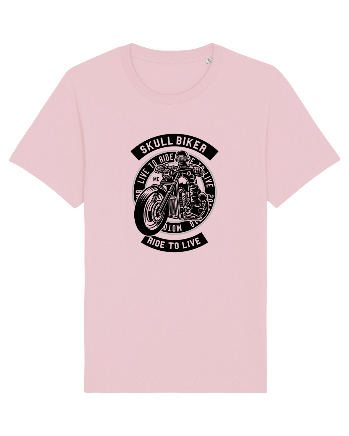 Tricou mânecă scurtă Unisex Rocker Cotton Pink