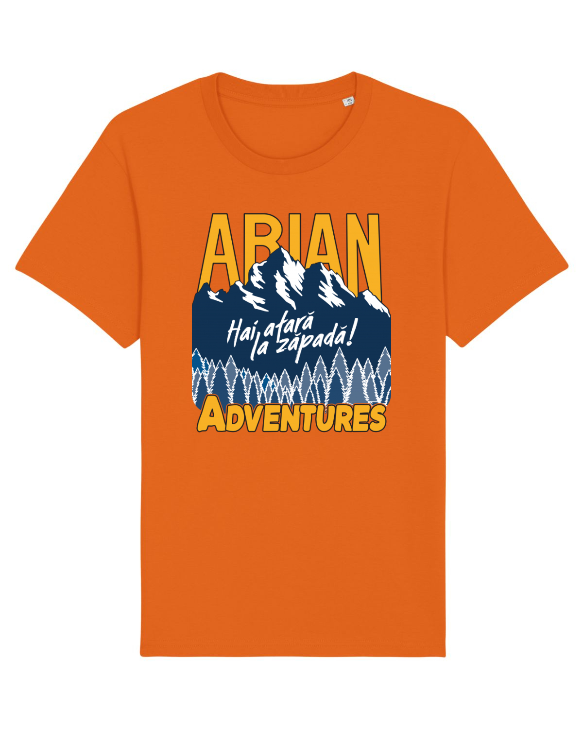 Tricou mânecă scurtă Unisex Rocker Bright Orange