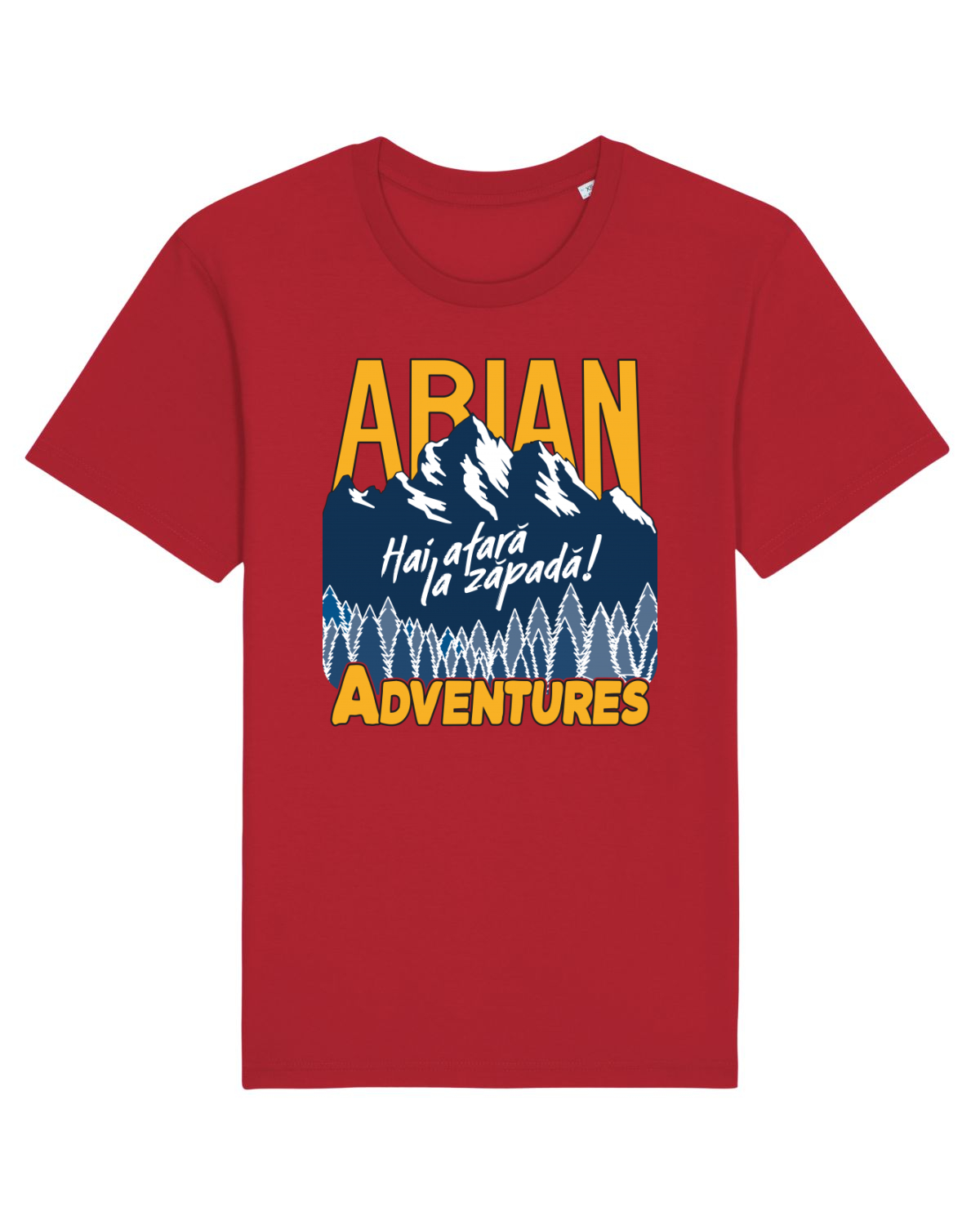 Tricou mânecă scurtă Unisex Rocker Red