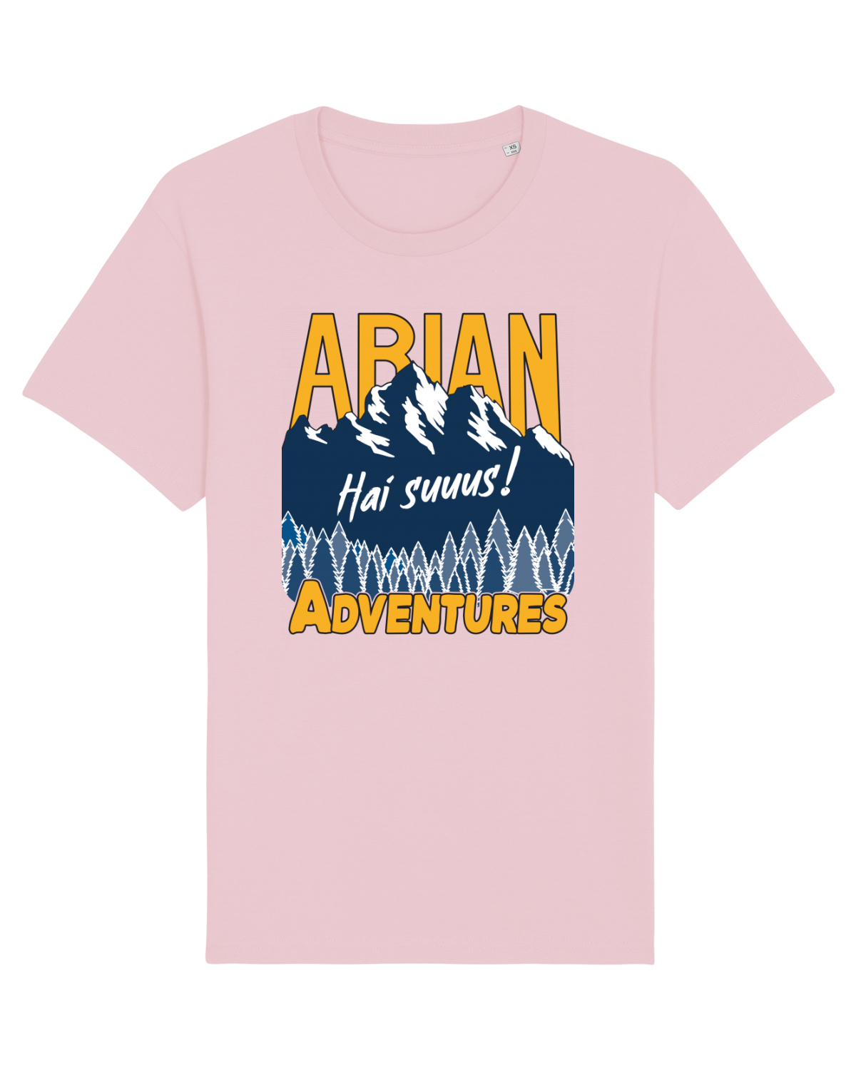 Tricou mânecă scurtă Unisex Rocker Cotton Pink